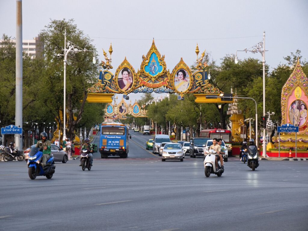 Straßenszene Bangkok